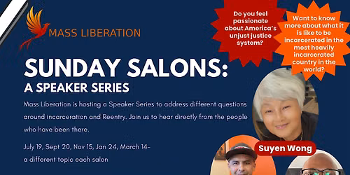 Sunday Salons: A Speaker Series on Incarceration and Reentry
