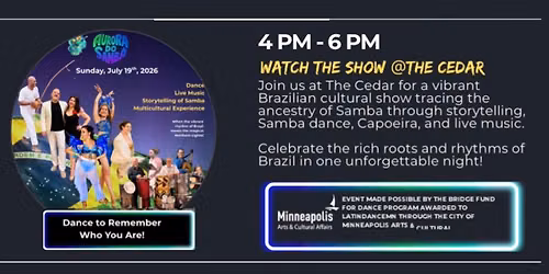 Latin Dance MN presents Aurora do Samba