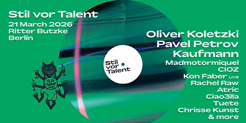 Stil vor Talent @ Ritter Butzke