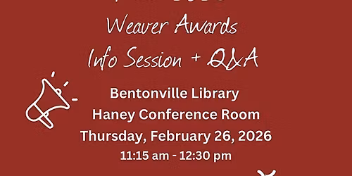 Weaving NWA: Weaver Awards Information Session