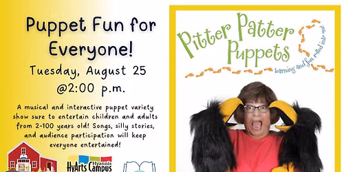 Puppet Fun For Everyone with Pitter Patter Puppets!