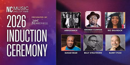 North Carolina Music Hall of Fame 2026 Induction Ceremony