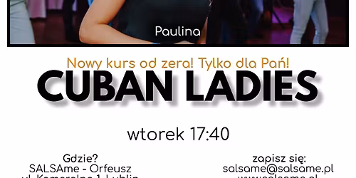 CUBAN LADIES | nowy kurs od zera | SALSAme | start: stycze\u0144 2026