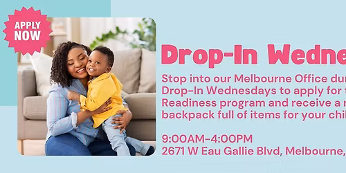 Drop-In Wednesday - Apply for Services! 