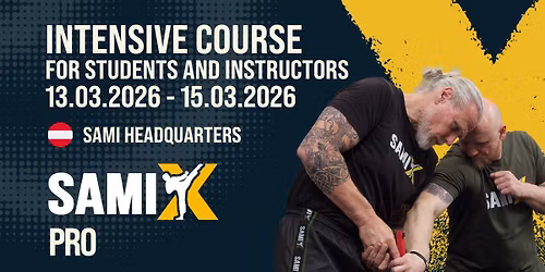 SAMI-X PRO INTENSIVE COURSE - Professional Tactical Training
