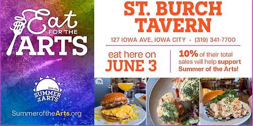 Eat for the Arts at St. Burch Tavern
