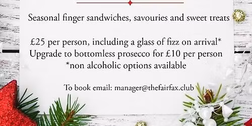 Festive Brunch - By Pickard's Deli & The Fairfax Club