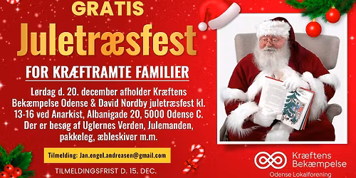 Gratis Juletr\u00e6sfest for kr\u00e6ftramte familier