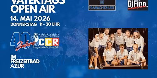 Vatertag mit den Habachtalern - Open Air im Freizeitbad Azur | 40 Jahre CCR