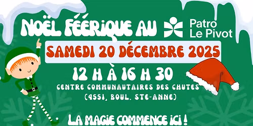 No\u00ebl F\u00e9\u00e9rique au Patro Le Pivot