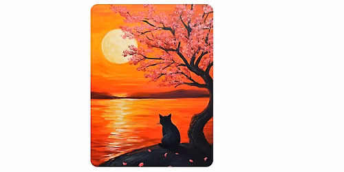 Calgary\u2019s Paint & Sip Experience at Raw Canvas: Level 1 - Easy