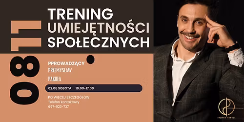 Trening umiej\u0119tno\u015bci spo\u0142ecznych z Przemkiem Paku\u0142\u0105