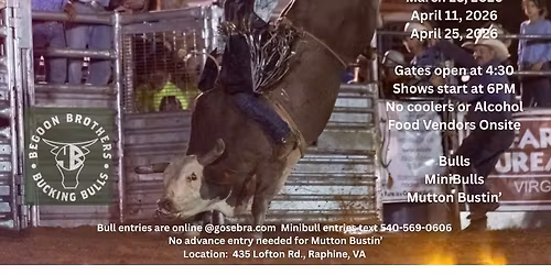 Pro Bull Riding in Raphine, VA