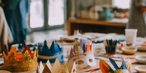 Crowns and Masks with Keelie Nichols, artist, ages 4-9