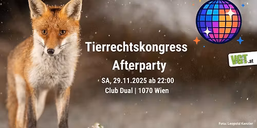 Tierrechtskongress - Afterparty