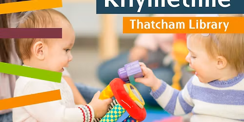 Monday Rhymetime at Thatcham Library.