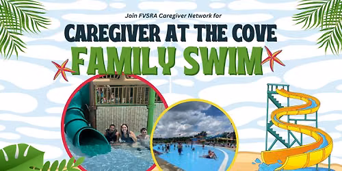 Caregiver at the Cove Family Swim