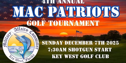 4th Annual MAC Patriots Golf Tournament