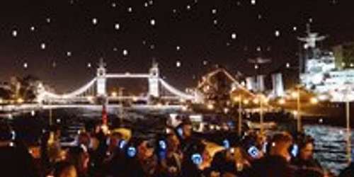 Christmas special Silent disco boat party London