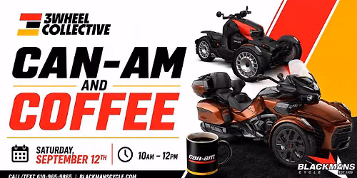 Can-Am and Coffee at Blackmans Cycle