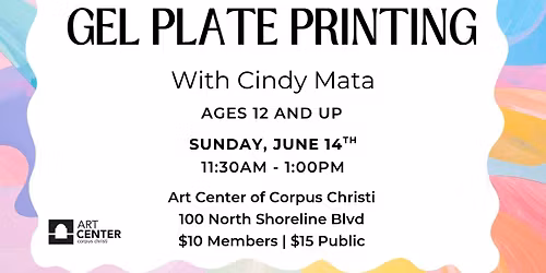 Intermediate Gel Plate Printing with Cindy Mata