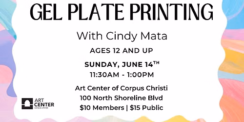 Intermediate Gel Plate Printing with Cindy Mata