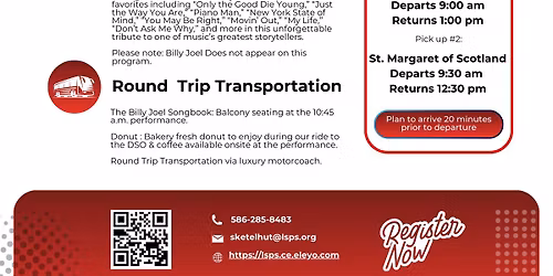 Trip: DSO Coffee Series: Billy Joel Songbook