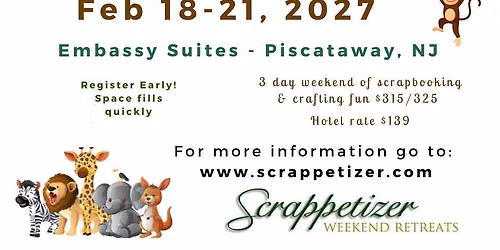 Welcome to the Jungle Feb Scrappetizer Weekend