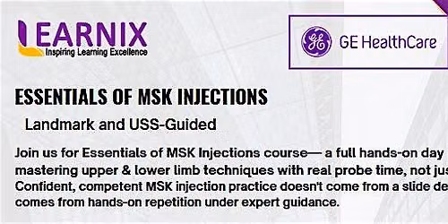 Essentials of MSK Injections Course Landmark and USS-Guided