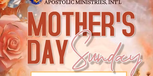 Mother's Day Sunday!