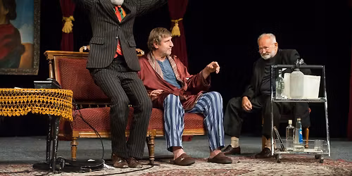 Blbec k ve\u010de\u0159i | Divadlo Bez z\u00e1bradl\u00ed, Praha \/N\u00c1HRADN\u00cd TERM\u00cdN\/