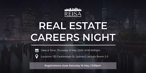 REISA 2026 Real Estate Careers Night