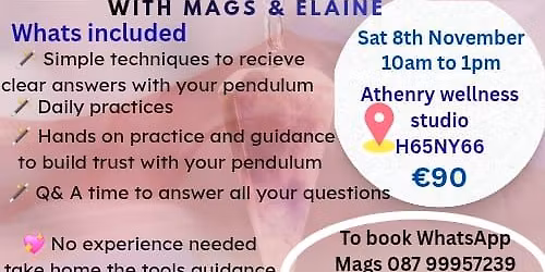 Pendulum Workshop for Beginners