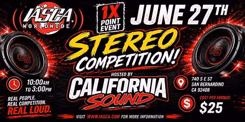 IASCA SoCal - California Sound 1X SPL