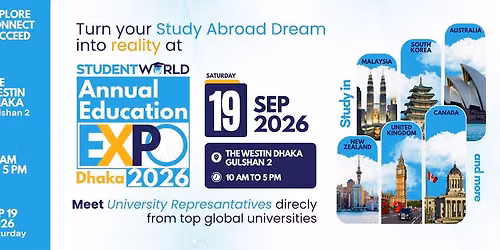 Student World Annual Education Expo 2026 at The Westin Dhaka, Gulshan 2