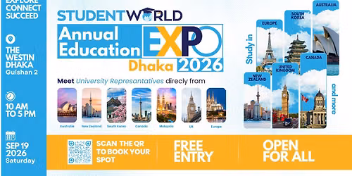 Student World Annual Education Expo 2026 at The Westin Dhaka, Gulshan 2