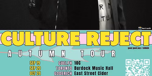 CULTURE REJECT (Autumn Tour) with local guests MAN BUN BOYS :: Afternoon @ THE BLOCK Co (Burlington)