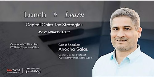 Lunch and Learn: Capital Gains Tax Strategies with Ariocha Salas