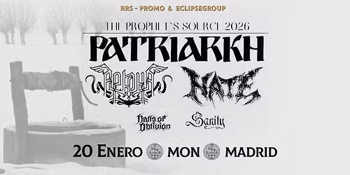 Patriarkh + Arkona + Hate + Halls of Oblivion + Sanity | Madrid