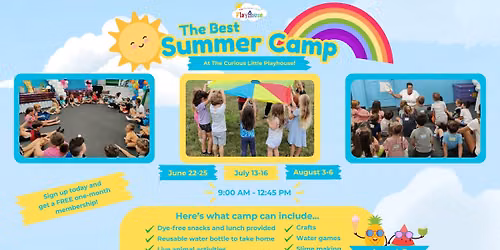 Summer Camp at The Curious Little Playhouse - Session 3