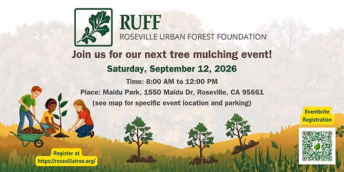 Mulching Event at Maidu Park - 9\/12\/26