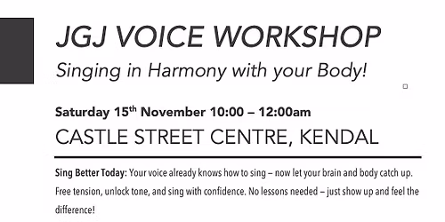 Singing in Harmony with your Body