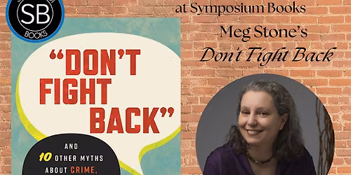 Author Event! Meg Stone's "Don't Fight Back"