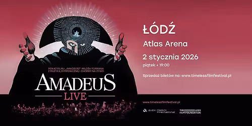 Amadeus Live \u2013 pokaz filmu Milo\u0161a Formana z muzyk\u0105 symfoniczn\u0105 i ch\u00f3raln\u0105 na \u017cywo