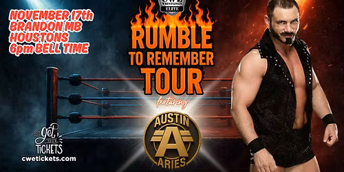 CWE Live In Brandon Ft WWE Star Austin Aries & An Over The Top Rope Rumble Main Event
