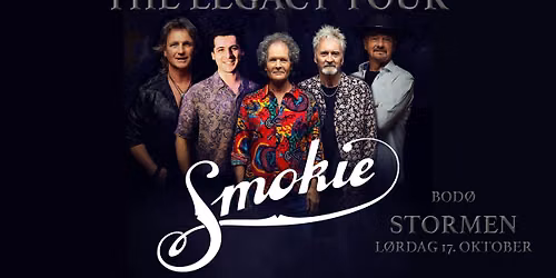 Smokie \u2013 The Legacy Tour \/\/ Stormen \u2013 F\u00e5 billetter!