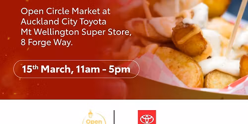 Open Circle Market is at Auckland City Toyota Mt Wellington