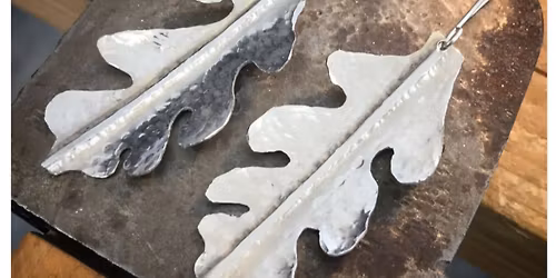 Botanical Metal - Leaf Pendant or Earrings \u2013 Sat 13 June - 10am-1pm - Yardley Hastings - \u00a365