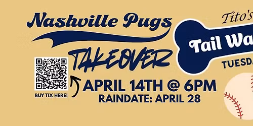PUG TAKEOVER @ "Tail Waggin' Tuesday" Nashville Sounds Game
