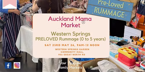 PRELOVED Rummage - Western Springs - Auckland Mama Market